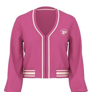 Pink Varsity Jacket